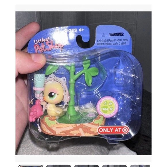 Littlest Pet Shop LPS Authentic Target Exclusive #284 2004 Hasbro Yellow Chick - Picture 7 of 7